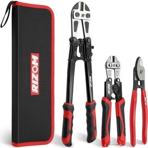 NWT Rizom Red and Black Bolt CutterTool Set